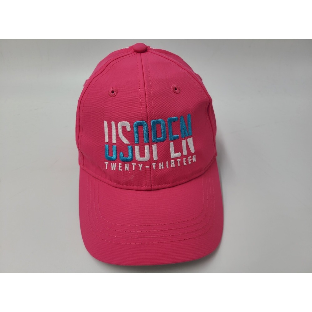 Youth 2013 US Open Tennis Garb Adjustable‎ Hat Cap Baseball Outdoors Pink White